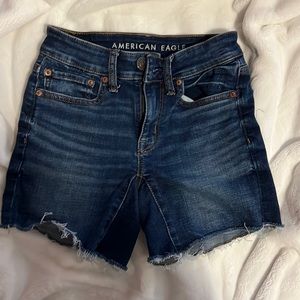 american eagle denim shorts